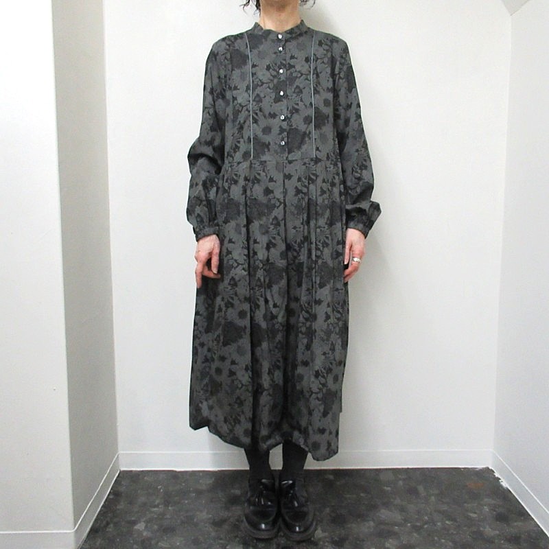 J.Sloane LIBERTYバンドカラーワンピース /CH5 【日本製】